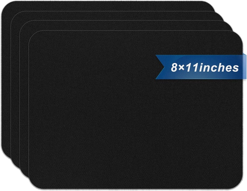 Azobur رقع قماشية ملصقة بالحديد 8" × 11"، شريط لاصق مقاوم للماء ملصق بالحديد للخيمة، الملابس، حقيبة الظهر، الأمتعة، غطاء القارب، مظلة (أسود) - Image 1
